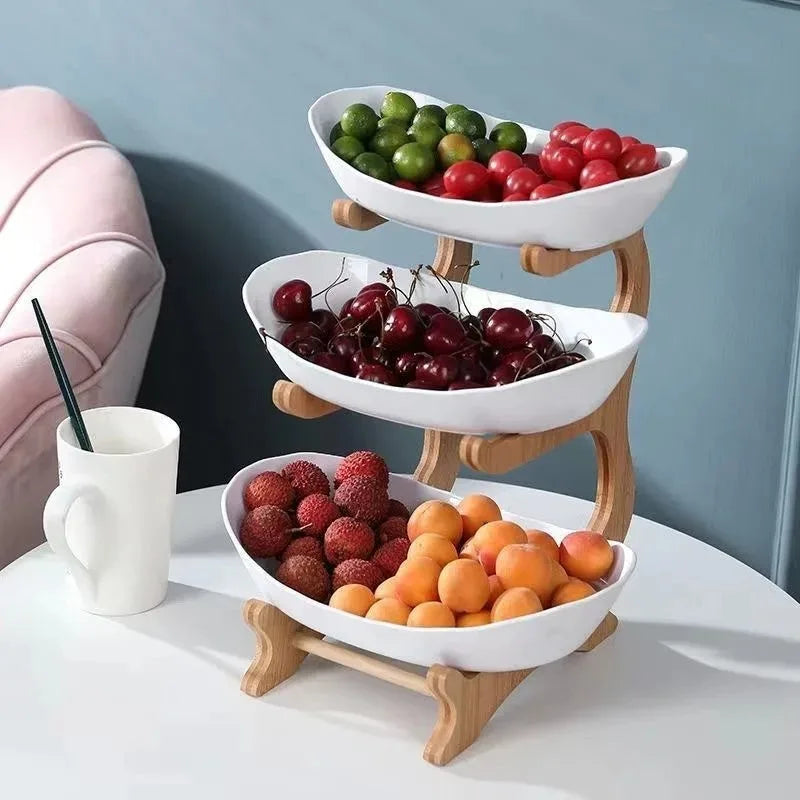 Fruteira de mesa moderna 2 e 3 Andares