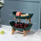 Fruteira de mesa moderna 2 e 3 Andares