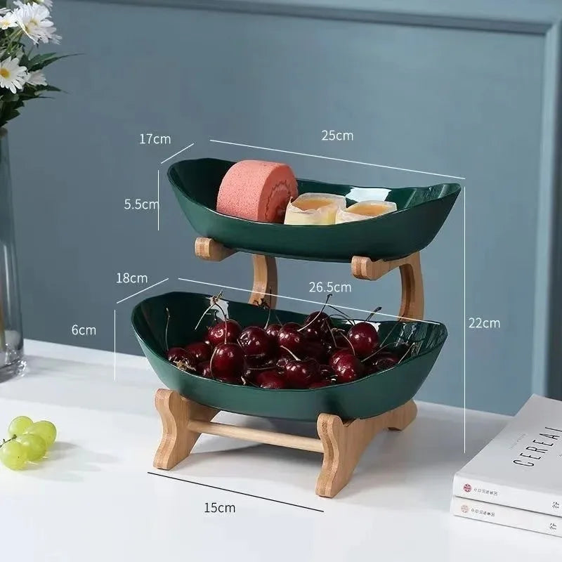 Fruteira de mesa moderna 2 e 3 Andares