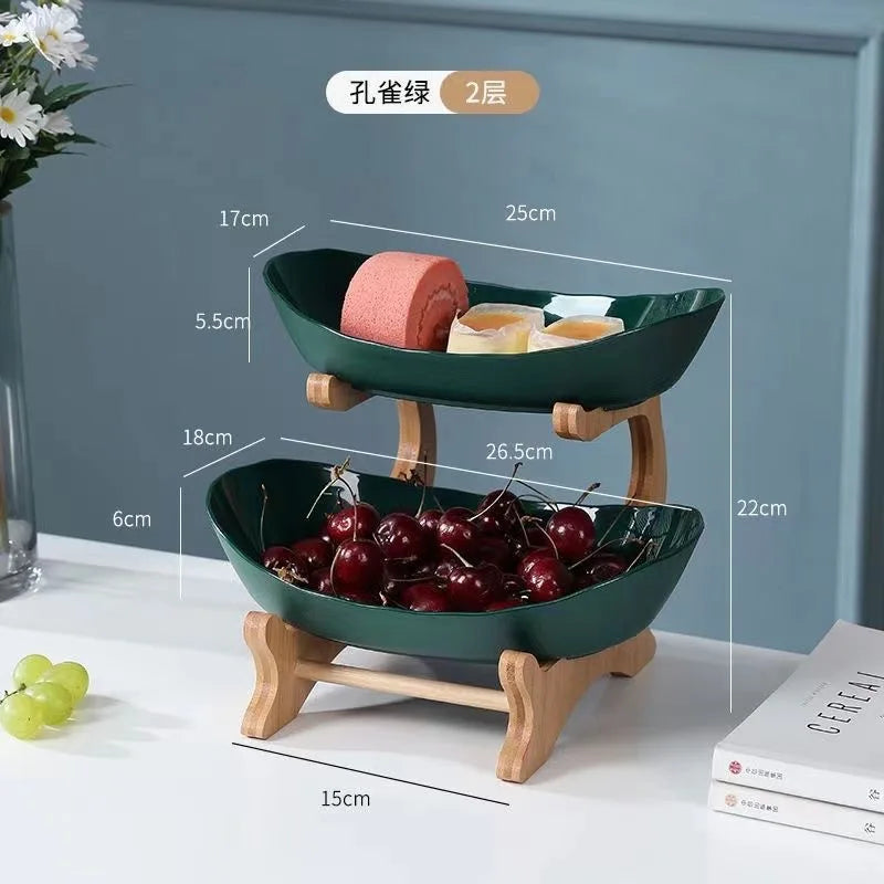 Fruteira de mesa moderna 2 e 3 Andares