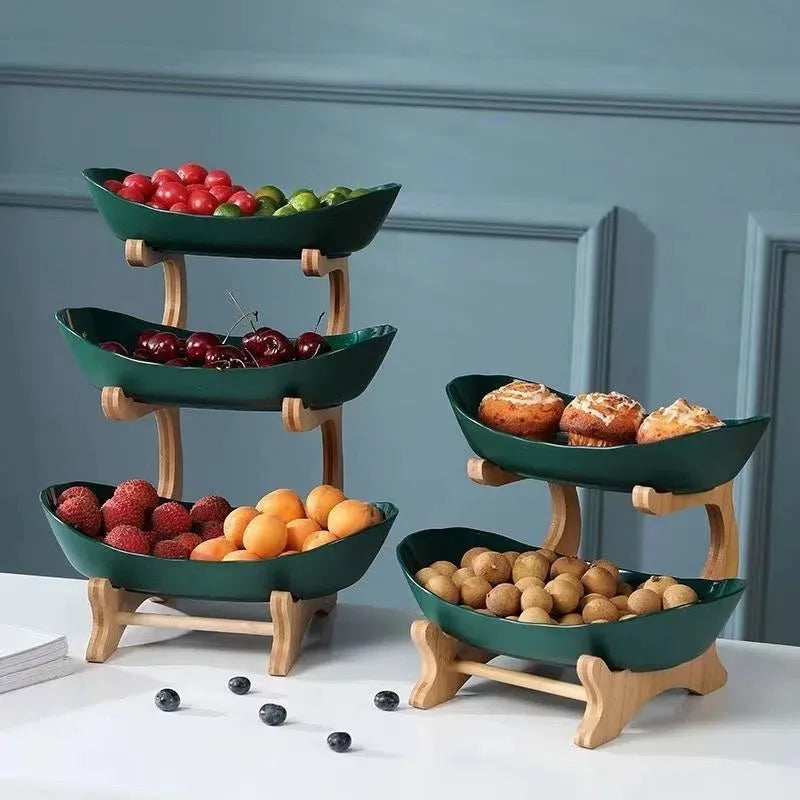 Fruteira de mesa moderna 2 e 3 Andares